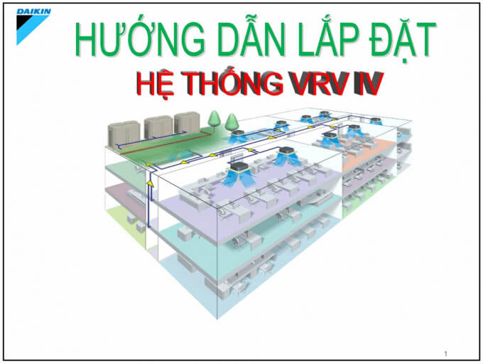 Huong dan lap dat may lanh trung tam Daikin VRV IV Hướng dẫn lắp đặt máy lạnh trung tâm Daikin - VRV IV