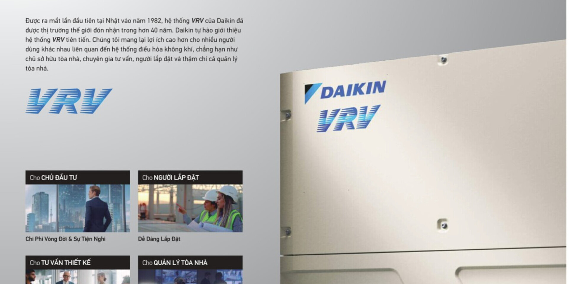 VRV 6A - Máy lạnh trung tâm cho biệt thự, toà nhà, nhà máy!