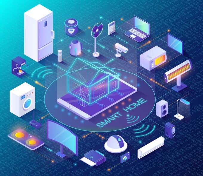 Smart Home, Appliances Controlled through WiFi