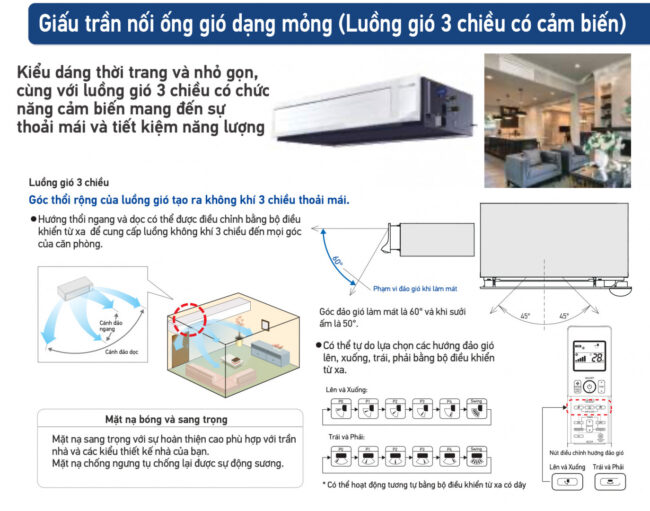 Máy lạnh trung tâm Daikin - Dàn lạnh giấu trần