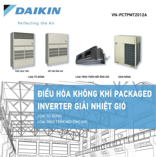 Catalogue Điều hòa Daikin Packaged inverter giải nhiệt gió