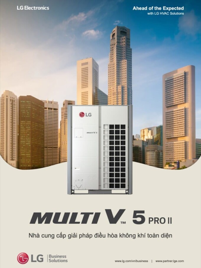 Catalogue Máy lạnh trung tâm LG VRF Multi V 5 Pro II (2025)