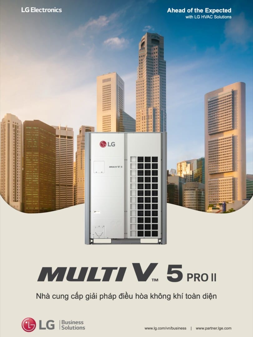 Catalogue Máy lạnh trung tâm LG VRF Multi V 5 Pro II (2025)